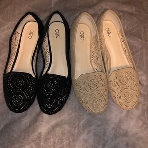 2Pair Women’s Cato Flat shoes -Cato-10W